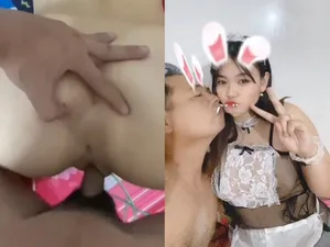 Chồng yêu đi làm xa, vợ yêu ở nhà mây mưa với trai